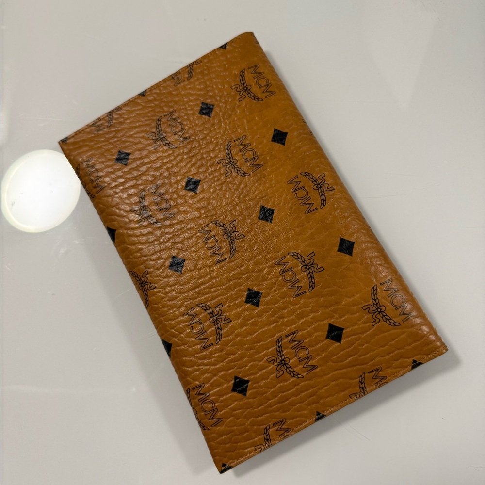 MCM Cognac Visetos Pouch or Clutch - Picture 5 of 17